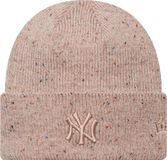 New Era New York Yankees dames glittermuts beige