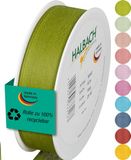 Halbach Mat Taftband, 25 mm x 25 m, Groen