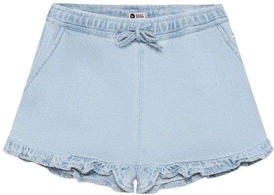 DAILY7 Light Weight Denim Shorts Broeken Meisjes - Lichtblauw - Maat 116