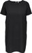 ONLY CARMAKOMA CARLUX SS TUNIC DRESS WVN NOOS Dames Jurk - Zwart - Maat 50