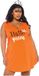 Leg Avenue HalloQueen Jersey Oranje Kostuum Jurk - 3XL/4XL - Polyester