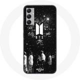 Maniacase Hoesje voor Samsung Galaxy A34 5G BTS Handtekening leden Rm Jin Jimin V Suga Jungkook J-hope
