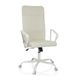 hjh OFFICE STRYKA W Ademende draaistoel met extra hoge rugleuning, kantelmechanisme en gevoerde lendensteun, beige