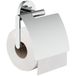 Wiesbaden Alonzo Porte-rouleau de papier toilette avec abattant - Chrome
