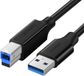 Ugreen Printerkabel USB-A Naar USB-B USB 2.0/3.0 1 Meter Zwart