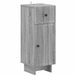 vidaXL Badkamer Opbergkast EDE Grijs Sonoma 30 x 31 x 80 cm