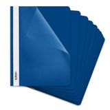 Herlitz 11256625 Snelhechter A5 met transparant voordeksel, 10 stuks, blauw
