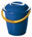 Heidrun 386- Poubelle à couvercle, plastique, 13 litres, Ø 23 x 30 cm (couleur aléatoire, 1 pièce)