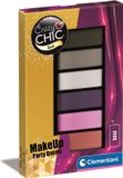 Clementoni Crazy Chic Oogschaduw Palet - Party Queen Style - 6 Kleuren Make-up voor Kinderen