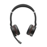 Jabra Evolve 75 SE Stereo Headset | Bluetooth | Noise Cancelling | Black