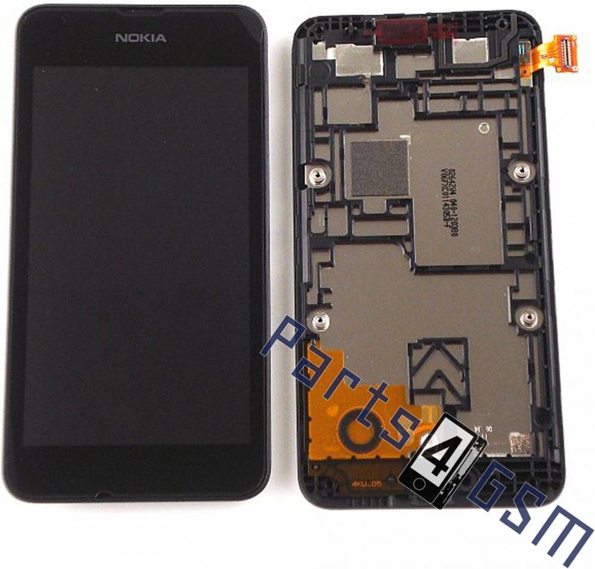 Nokia Lumia 530 LCD Display Module Black 00812S6