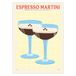 Poster & Frame PSTR Studio Poster & Frame Poster - PSTR studio x Elin PK - Espresso Martini (70 x 100 cm cm)