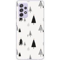 Samsung Galaxy A72 4G Beschermende Siliconen Case - Elegante Dennenboom