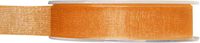 Merkloos / Sans marque Organza sierlint - oranje - 15 mm x 20 meter - Hobby decoratie lint - Cadeaulint