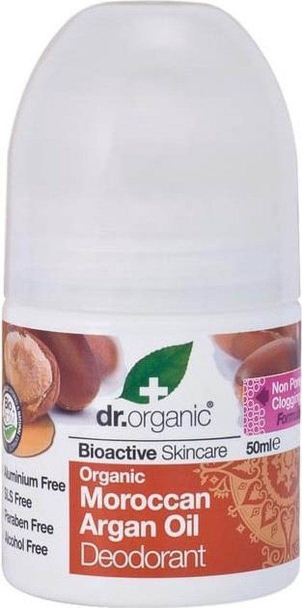 Dr. Organic Moroccan Argan Oil Deodorant Roll On 50ml