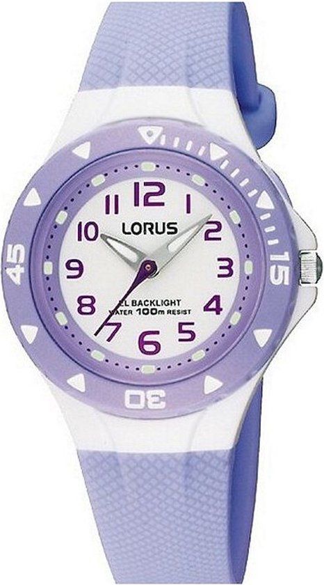 Lorus Young RRX51CX9 Kinder Horloge - Paars - 30 mm - Unisex