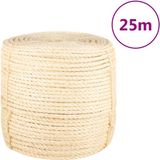 vidaXL Touw 8 mm 25 m 100% sisal