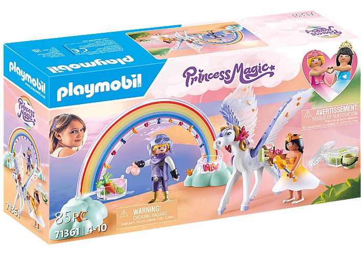 PLAYMOBIL Princess Magic Pegasus met Regenboog - 71361 - Speelgoed Figuurset - 4+ Jaar