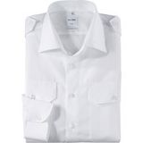 OLYMP Piloot modern fit wit shirt lange mouw katoen heren EU42