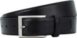 LINDENMANN leren heren riem - zwart
