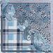 Roeckl sjaal Patchwork Leo Scarf Black / Silver veelkleurig