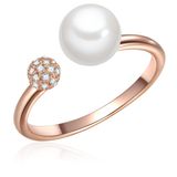 Valero Pearls Ring rose-goud / parelwit