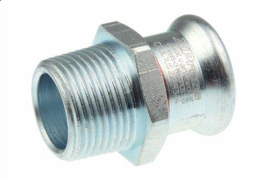 VSH XPRESS STAALVERZINKT Overgangsfitting met 2 aansl. 28 mm