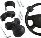 Merkloos / Sans marque KOTARBAU® Stuurknop Tractor - Stuurwielknop Spinner - Comfortabel Sturen - Eenvoudige Montage - 5.2 cm Diameter - Zwart