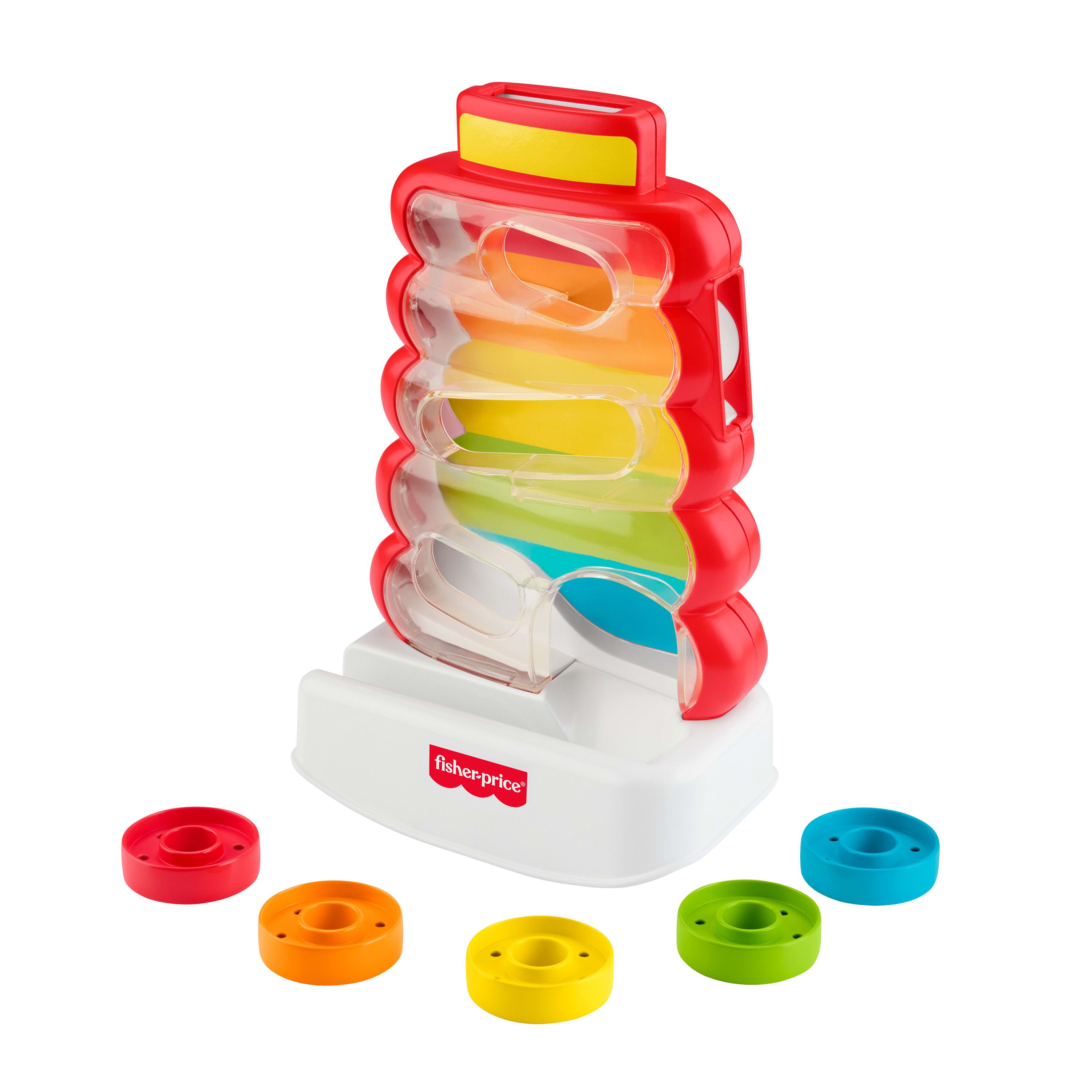 Fisher-Price Rollende Ringen in Wiebelende Stapeltoren