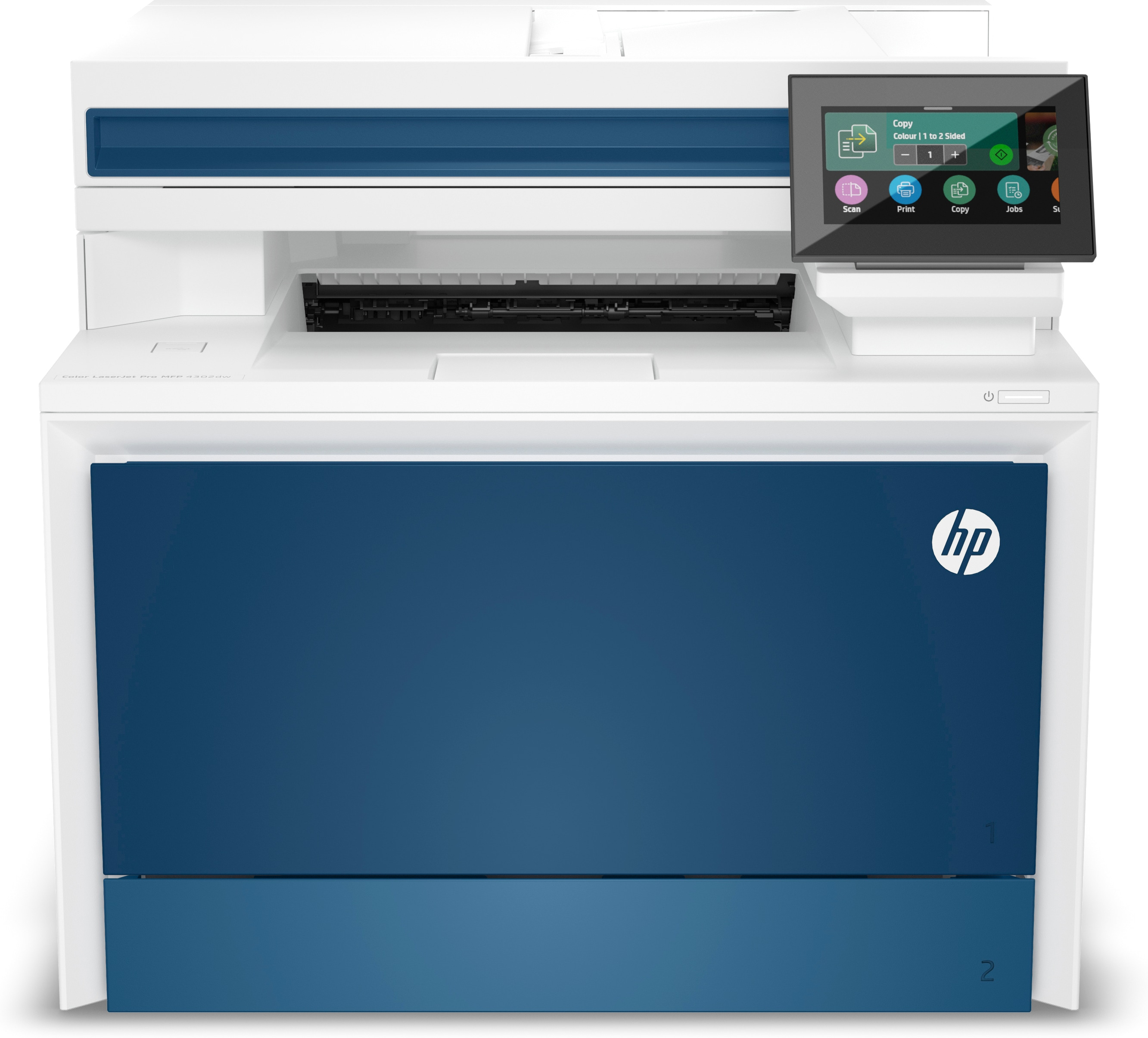 HP HP Color LaserJet Pro MFP 4302dw printer, Kleur, Printer voor Kleine en middelgrote ondernemingen, Printen, kopi&#235;ren, scannen, Draadloos; Printen vanaf telefoon of tablet; Automatische documentinvoer