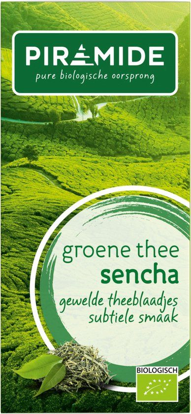 Piramide Biologische Groene Theezakjes Sencha - 20 zakjes