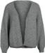 VILA VILAMPE OPEN L/S KNIT CARDIGAN-NOOS Dames Cardigans XL Medium Grey Melange