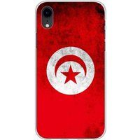 1001 coques Tunesische vlag Siliconen hoesje compatibel met Apple iPhone XR