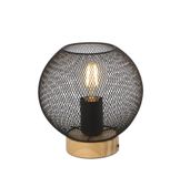 GLOBO 15663T tafellamp E27 40 W Metaal, Hout