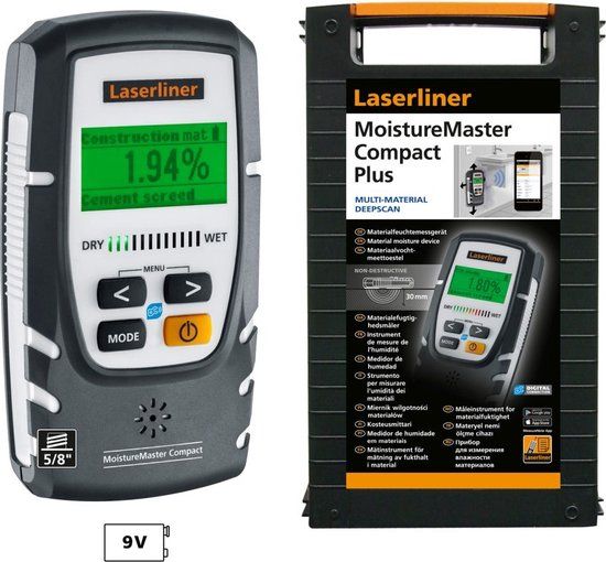 Laserliner MoistureMaster Compact Plus - Vochtmeter