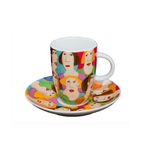 Geels Espresso kop en schotel hoog model - 4006227025891