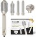 MESCOMB 5-in-1 Airstyler: snelle haardroger, ronde borstel en zelfwikkelende krultang, zonder hitteschade, sneldrogend, voor volume, krullen en gladmaken