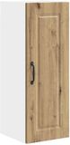 vidaXL Wandkast PORTO Artisan Eiken 30 x 31 x 80 cm Bewerkt hout