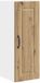 vidaXL Wandkast PORTO Artisan Eiken 30 x 31 x 80 cm Bewerkt hout