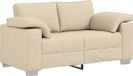 vidaXL Loveseat Crème Stof 160 cm