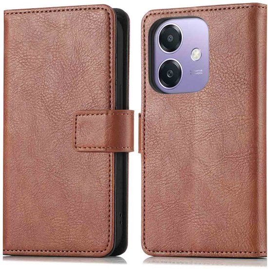 imoshion Luxe Bookcase voor de Oppo A40 / Oppo A40M / Oppo A60 (5G) - Bruin