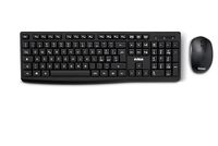 Nilox NXKMWIT012, draadloze toetsenbord- en muisset met 10 m bereik, toetsenbord met Italiaanse lay-out, muis met optische sensor met 1600 dpi, compatibel met Windows, Linux en Mac