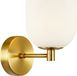 EkoLight Wandlamp ALIAS GOUD 1xG9