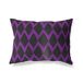 BonaMaison Paars-Zwart Decoratieve Kussensloop, Kussenhoezen Bank, Decoratieve Kussenhoesjes, Kussensloop; Sofa, Slaapkamer, Kantoor, Auto 45x60 Cm - Ontworpen en vervaardigd in Turkije
