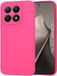 Techsuit Hoesje geschikt voor Xiaomi 15T - Soft Flex Silicone Back Cover - Hot Pink