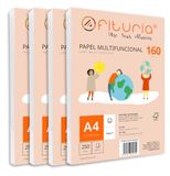160 Ofituria 160 g A4-papier 1000 vellen, wit, multifunctioneel printerpapier