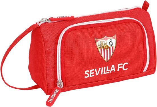 Sevilla Fútbol Club School Etui with Accessories - Red (32 Pieces)