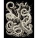 Royal & Langnickel - Krasplaat octopus, Glow in the Dark, krasplaten voor kinderen en volwassenen, met kraspen en sjabloon