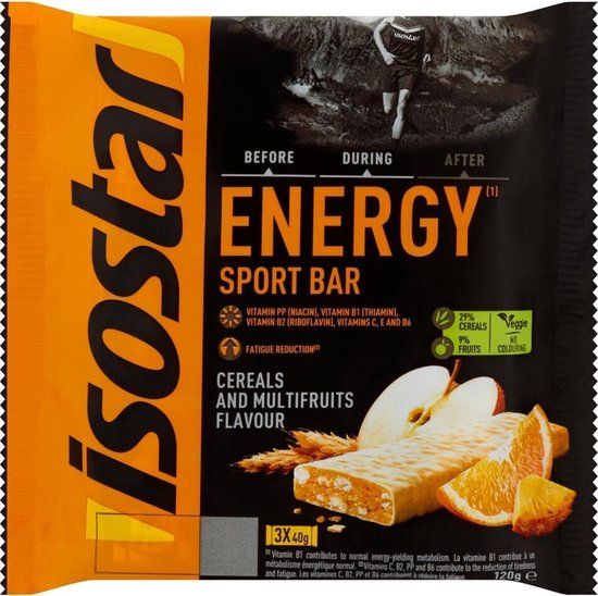 Isostar Bar Multifruit A3 - 3 x 40g
