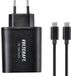 Voltcraft UC-3ACX001 USB-oplader 38 W 2x USB-A, 1x USB-C USB PD Zwart Binnen